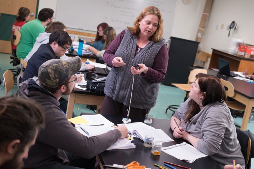 Dr. Latty with Students