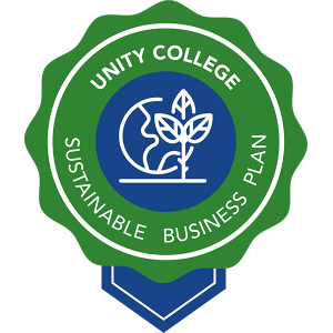 Unity College Sustainable Business badge